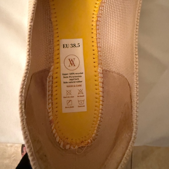 Vivaia Audrey Cream Zebra Flat/Loafer, 38.5 (7.5 US,) EUC - Picture 13 of 16